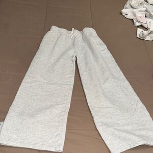 Abercrombie kids wide leg Gray Sweatpants